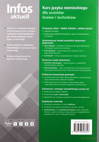 Infos Aktuell 3 Zeszyt ćwiczeń - Birgit Sekulski, Nina Drabich, Tomasz Gajownik [KSIĄŻKA]