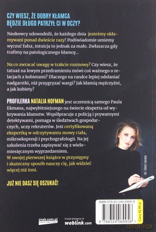 Jak wykryć kłamstwo - Natalia Hofman [KSIĄŻKA]