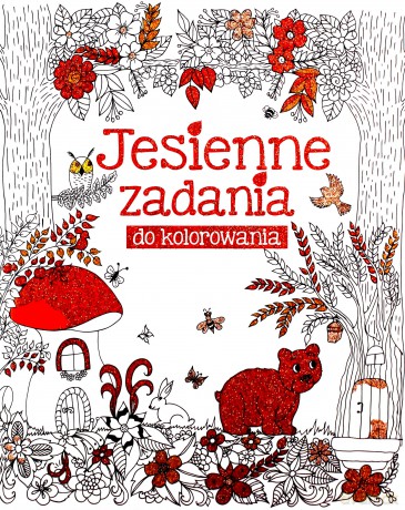 Jesienne zadania do kolorowania [KSIĄŻKA]
