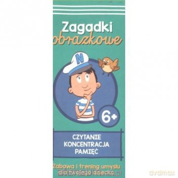 Kapitan Nauka Zagadki obrazkowe. Czytanie - Magdalena Trzepczyńska [KSIĄŻKA]