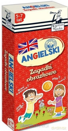 Kapitan Nauka Zagadki... Angielski 5-7 lat [KSIĄŻKA]