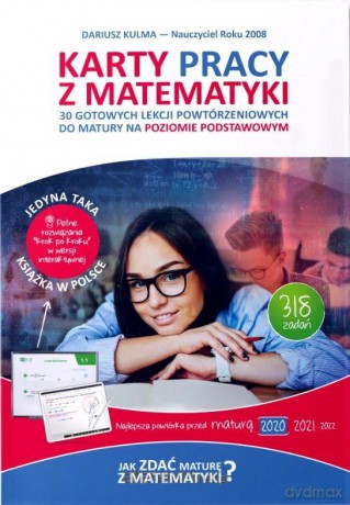 Karty pracy z matematyki zakres podstawowy 2020 - Darriusz Kulma [KSIĄŻKA]