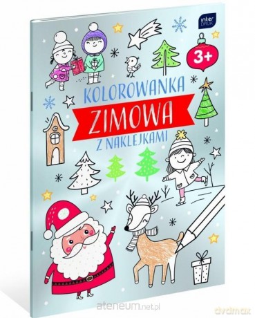 Kolorowanka A4 z nakl. Zimowa [KSIĄŻKA]