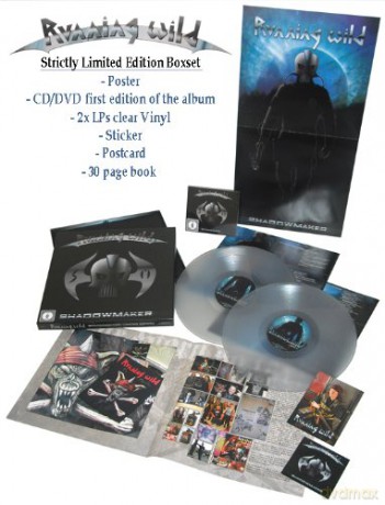 Running Wild: Shadowmaker Deluxe Edition Box [2xWinyl]+[CD]+[DVD]