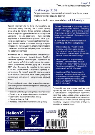 Kwalifikacja EE.09. Programowanie... cz.4 - Jolanta Pokorska [KSIĄŻKA]