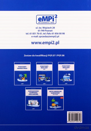 Kwalifikacja PGF.07 Podstawy reklamy cz.1 - Małgorzata Pańczyk [KSIĄŻKA]