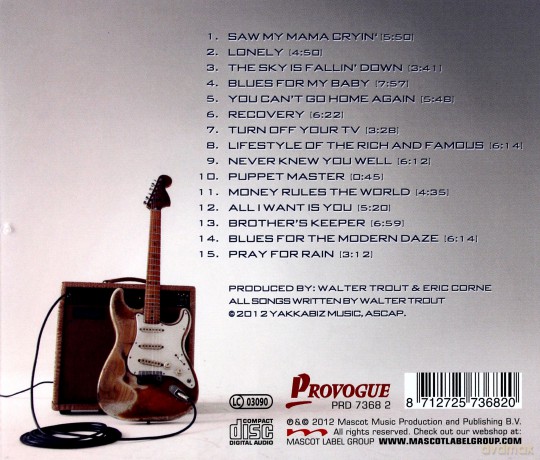Walter Trout: Blues For The Modern Daze [CD]