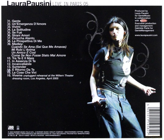 Laura Pausini: Live In Paris 05 [CD]