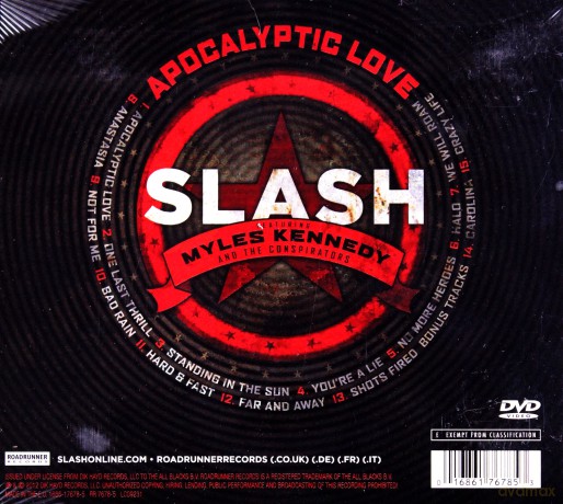 Slash: Apocalyptic Love (digipack) [CD]+[DVD]