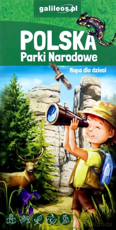 Mapa dla dzieci - Polska. Parki Narodowe