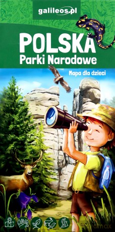 Mapa dla dzieci. Polska. PN + mega kolorowanka