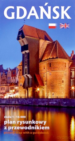 Mapa rysunkowa z przewod. - Gdańsk w.pol/ang [KSIĄŻKA]