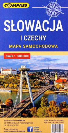 Mapa samochodowa. Czechy i Słowacja