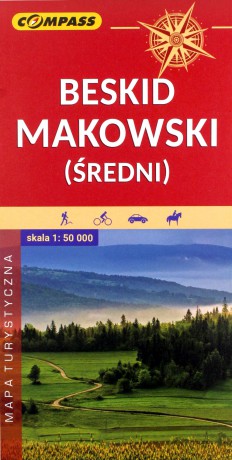 Mapa tur.- Beskid Makowski (Średni) 1:50 000