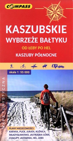 Mapa tur. Kszybskie wybrzeże bałtyku 1:55 000