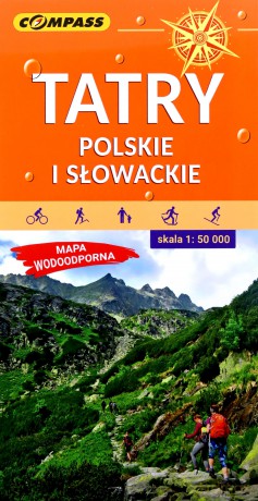 Mapa tur. Tatry Polskie i Słowackie 1:50 000
