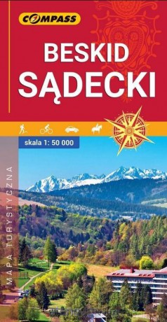 Mapa turystyczna - Beskid Sądecki 1:50 000