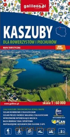 Mapa turystyczna - Kaszuby 1:60 000