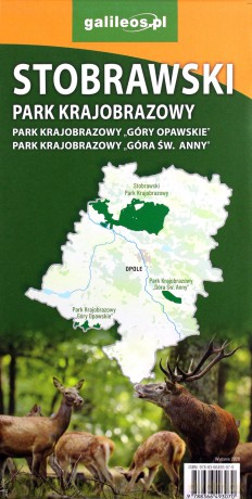 Mapa turystyczna - Stobrawski Park Krajobrazowy