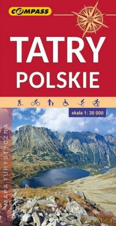 Mapa turystyczna - Tatry Polskie 1:30 000