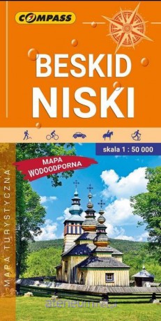 Mapa turystyczna. Beskid niski 1:50 000