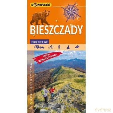 Mapa turystyczna. Biszczady 1:50 000