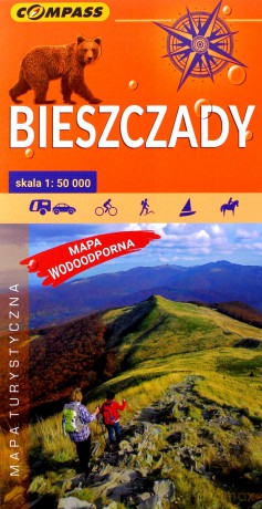 Mapa turystyczna. Biszczady 1:50 000
