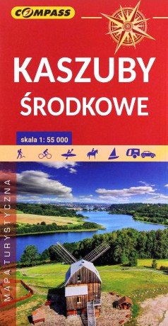Mapa turystyczna. Kaszuby środkowe 1:55 000