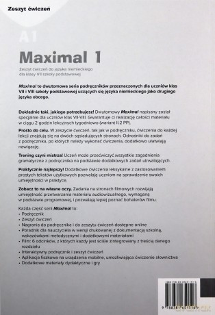 Maximal A1 ćwiczenie [KSIĄŻKA]