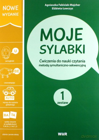 Moje sylabki Zestaw 1 wyd. 2020 - Agnieszka Fabisiak-Majcher, Elżbieta Ławczys [KSIĄŻKA]