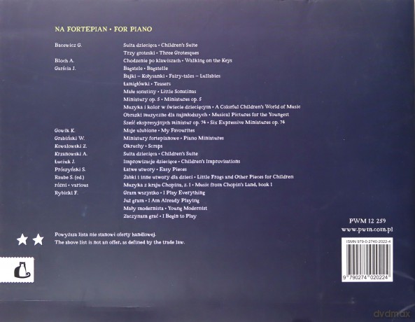 Mój mały świat na fortepian - Krystyna Gowik [KSIĄŻKA]
