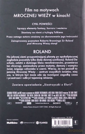 Mroczna Wieża (Tom 1) Roland (wydanie filmowe) - Stephen King [KSIĄŻKA]