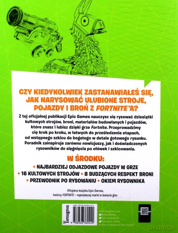 Oficjalny przewodnik Fortnite. Jak rysować [KSIĄŻKA]