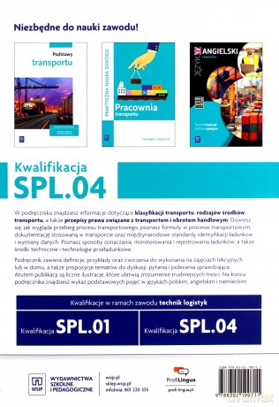 Organizacja transprotu. Kwal.SPL.04. podręcznik - Jarosław Stolarski, Joanna Śliżewska, Paweł Śliżewski, Agnieszka Zielińska [KSIĄŻKA]