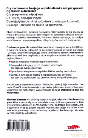 Osobowość plus dla małżeństw - Florence Littauer [KSIĄŻKA]