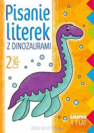 Pisanie literek z dinozaurami cz.2 [KSIĄŻKA]