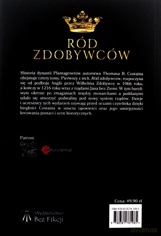 Plantageneci (Tom 1) Ród zdobywców - Thomas B. Costain [KSIĄŻKA]