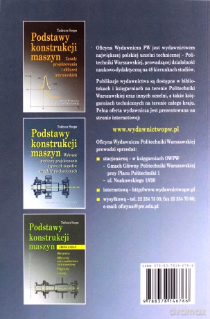 Podstawy konstrukcji maszyn. Zbiór zadań - Tadeusz Szopa [KSIĄŻKA]