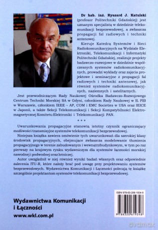 Propagacja fal radiowych w telekomunikacji... - Ryszard J. Katulski [KSIĄŻKA]