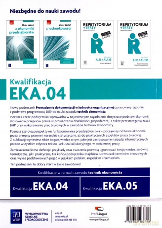 Prow. dok. w jedn. org. Kwal. EKA.04. Podręcznik cz.1 - Joanna Śliżewska, Joanna Ablewicz, Damian Dębski, Paweł Dębski [KSIĄŻKA]