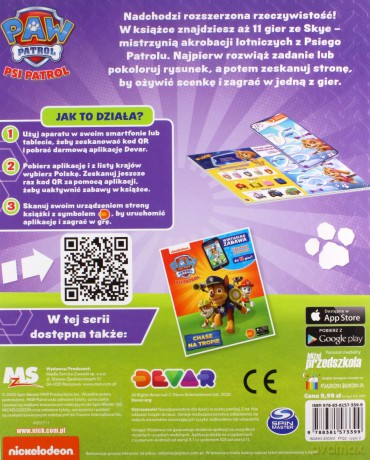 Psi Patrol. Kolorowanki 3D. Skye na tropie [KSIĄŻKA]