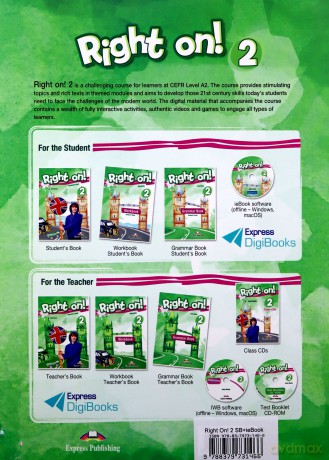 Right On! 2 podręcznik + ieBook - Jenny Dooley [KSIĄŻKA]