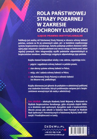 Rola Państwowej Straży Pożarnej w zakresie - Ewa Jakubiak [KSIĄŻKA]