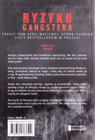 Ryzyko gangstera - Anna Wolf [KSIĄŻKA]