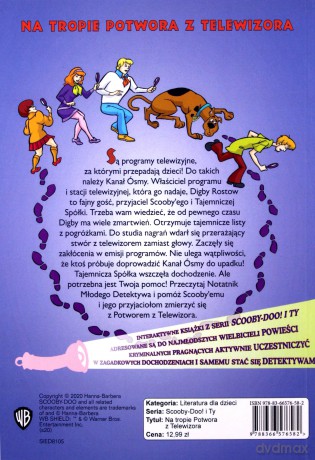 Scooby-Doo! I Ty: Na tropie Potwora z Telewizora - James Gelsey [KSIĄŻKA]