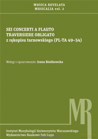 Sei concerti a flauto traversiere obligato - Irena Bieńkowska [KSIĄŻKA]