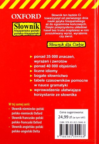 Słownik hiszpańsko-polski, polsko-hiszpański [KSIĄŻKA]
