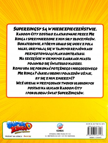Super Zings - Książka do kolorowania [KSIĄŻKA]