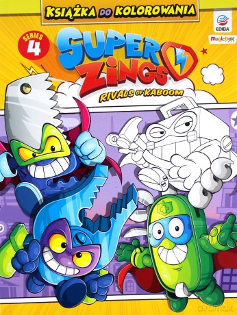 Super Zings - Książka do kolorowania [KSIĄŻKA]