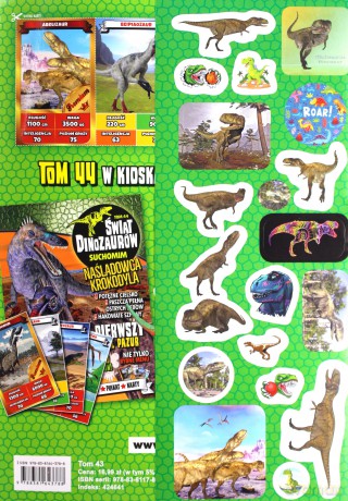 Świat dinozaurów (Tom 43) Abelizaur [KSIĄŻKA]